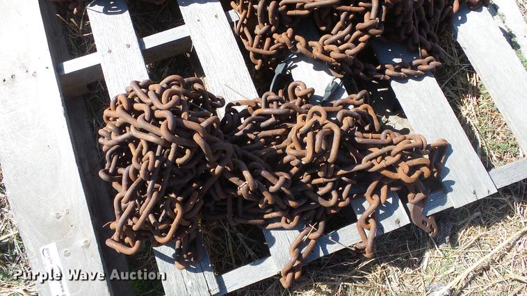 image for item EX9042 (4) motor grader tire chains