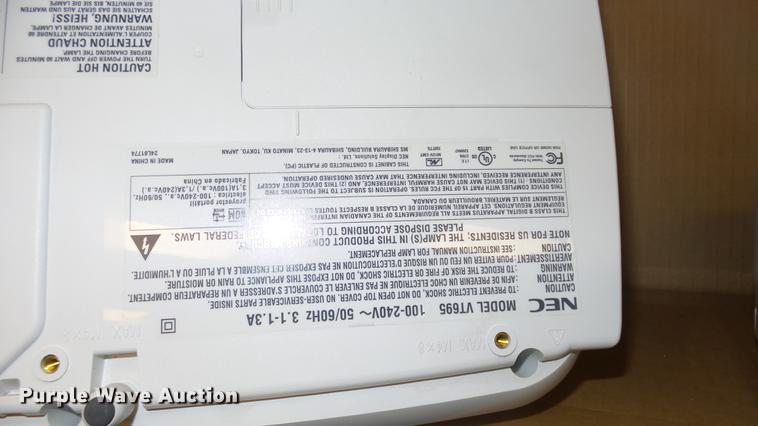 image for item EX9097 (3) NEC VT695 projectors
