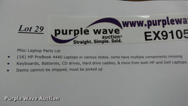 image for item EX9105 (16) HP ProBook 4440 laptops