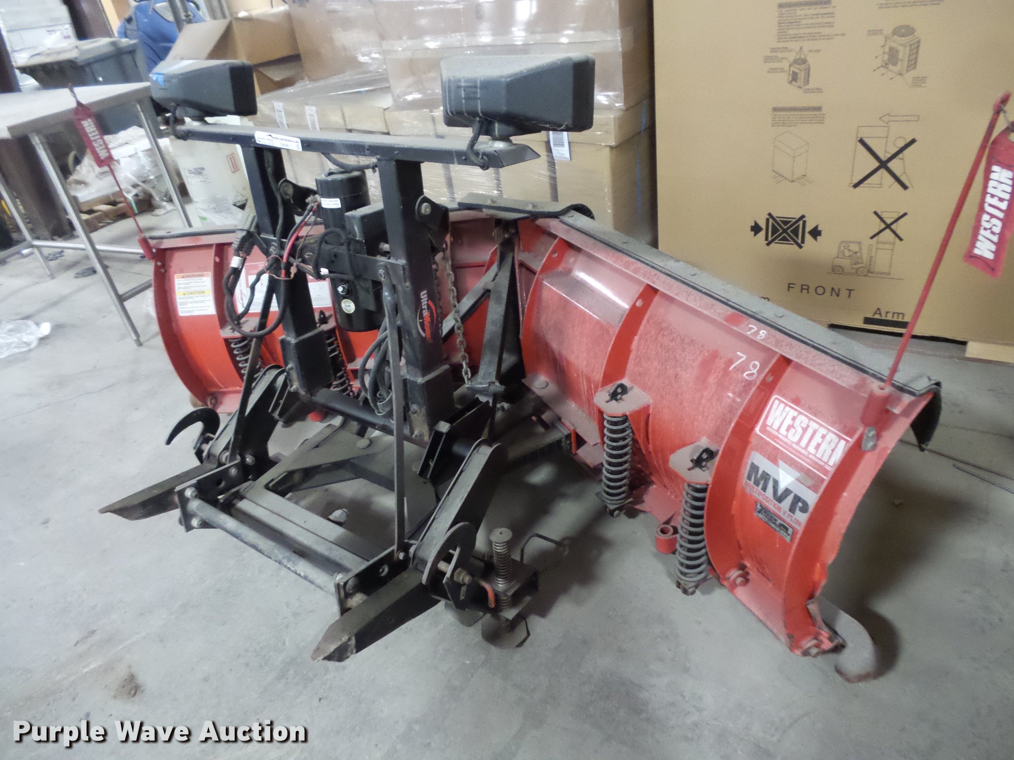 Western snow plow in Des Moines, IA Item DW9611 sold Purple Wave