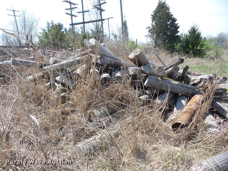 image for item AY9560 Wood telephone poles
