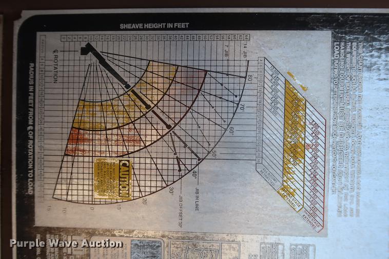 image for item DA0769 1979 Ford F800 flatbed truck with crane