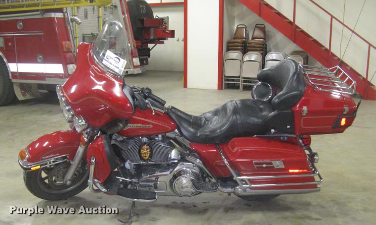 image for item DC2299 2007 Harley Davidson Ultra Classic Fire Fighter Special motorcycle