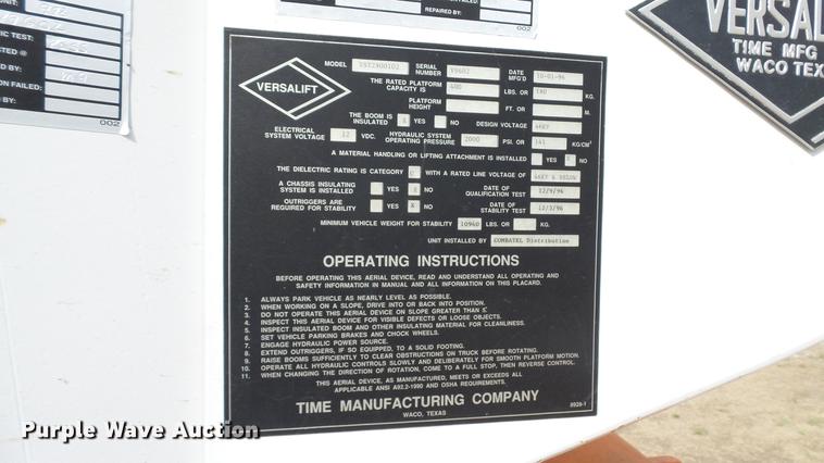image for item DC5573 1995 Ford F450 bucket truck