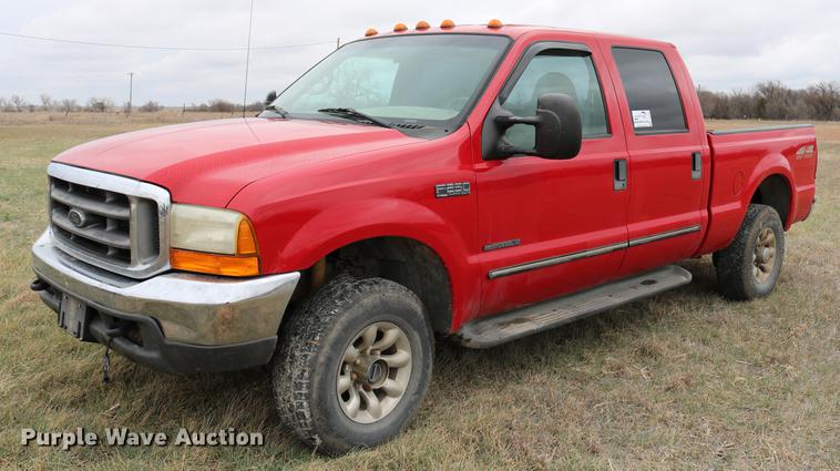 image for item DC7654 1999 Ford F250 Super Duty Crew Cab pickup truck