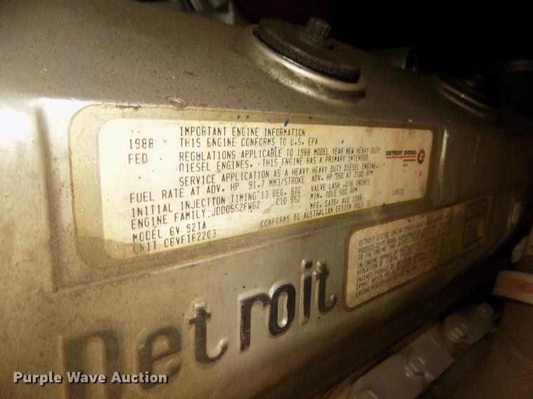 image for item DD2815 1989 Pierce Arrow bucket fire truck