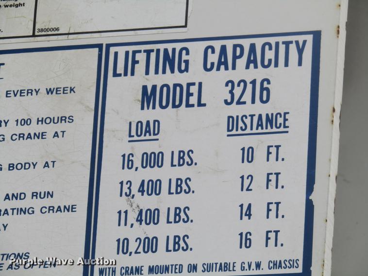 image for item DD7429 1998 Ford L8513 Louisville 113 service truck with crane