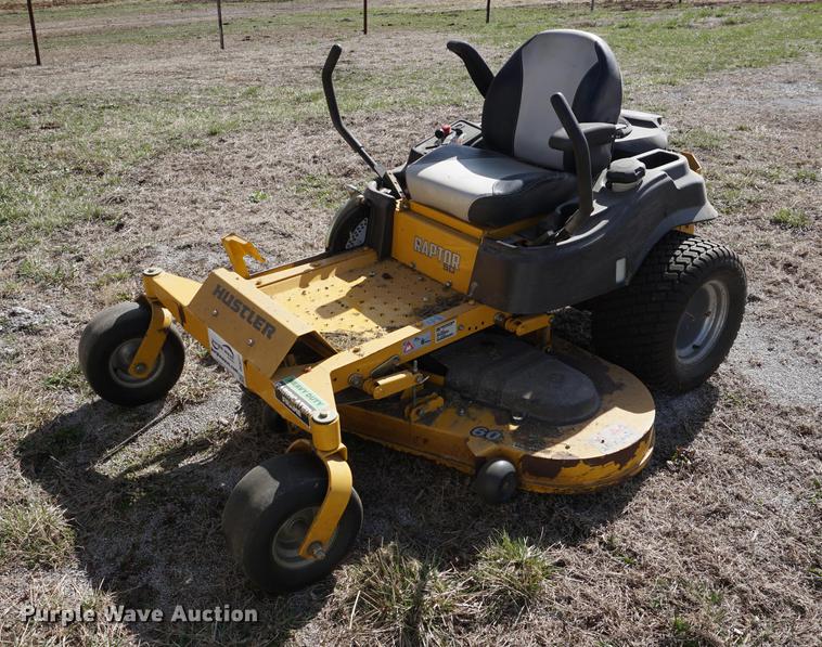 image for item DE3277 2015 Hustler Raptor SD934778 ZTR lawn mower