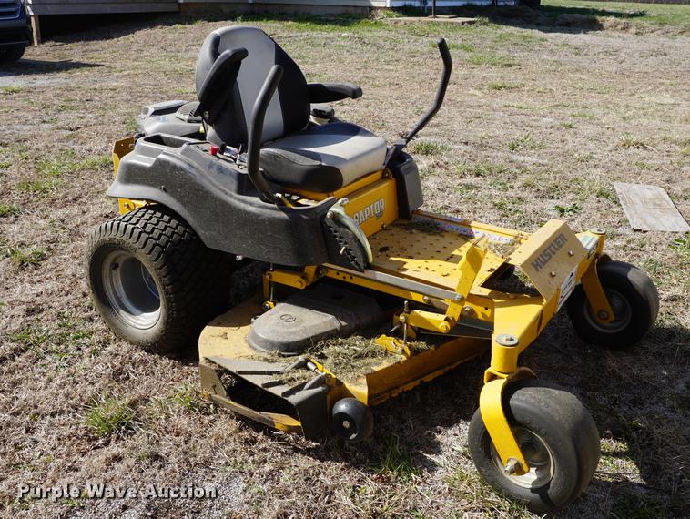 image for item DE3277 2015 Hustler Raptor SD934778 ZTR lawn mower