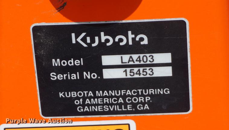 image for item DE3293 2010 Kubota B3030 MFWD tractor
