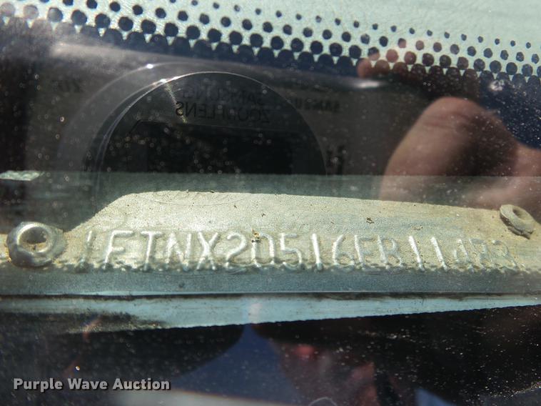 image for item DE3601 2006 Ford F250 Super Duty XL SuperCab pickup truck