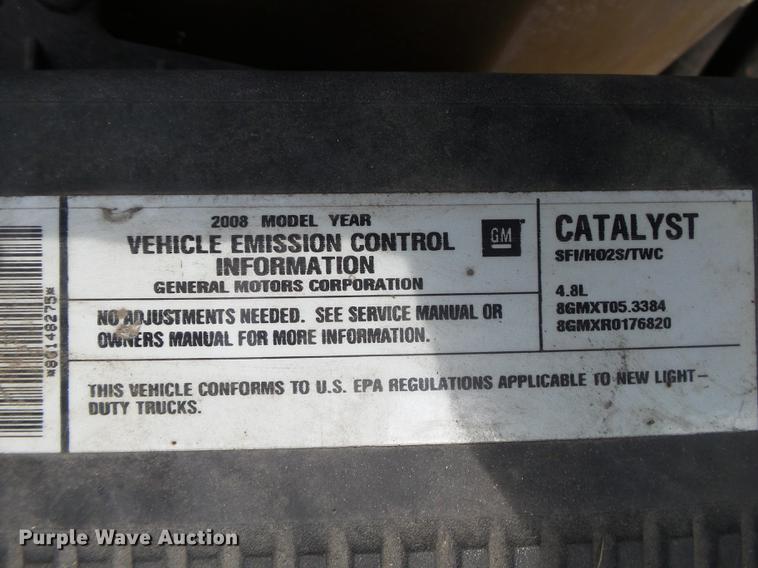 image for item DE3608 2008 Chevrolet Silverado 1500 Crew Cab pickup truck