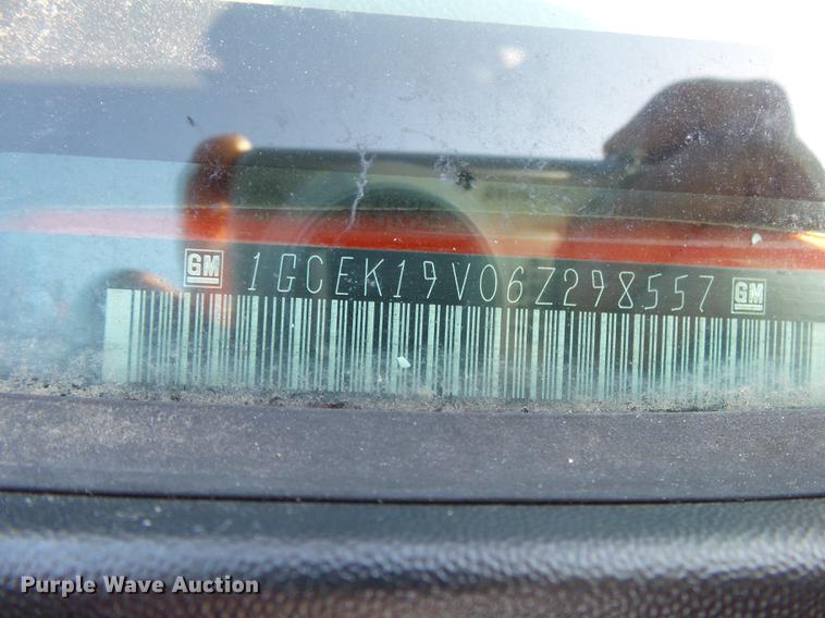 image for item DE3609 2006 Chevrolet Silverado 1500 Ext. Cab pickup truck