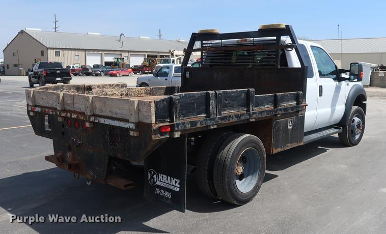 image for item DF3638 2011 Ford F450 Super Duty SuperCab flatbed truck