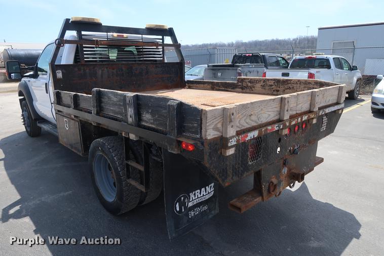 image for item DF3638 2011 Ford F450 Super Duty SuperCab flatbed truck