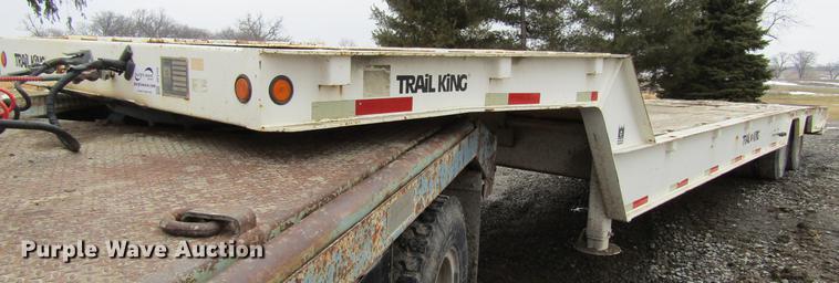 image for item DF3758 1986 Trail King 1840-2050 drop deck trailer