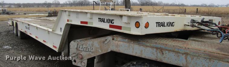 image for item DF3758 1986 Trail King 1840-2050 drop deck trailer