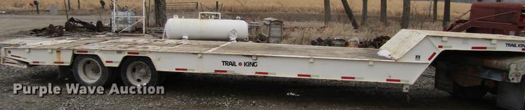 image for item DF3758 1986 Trail King 1840-2050 drop deck trailer