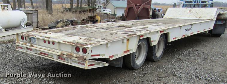 image for item DF3758 1986 Trail King 1840-2050 drop deck trailer