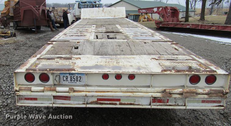 image for item DF3758 1986 Trail King 1840-2050 drop deck trailer