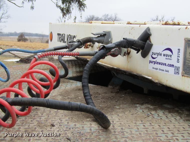 image for item DF3758 1986 Trail King 1840-2050 drop deck trailer