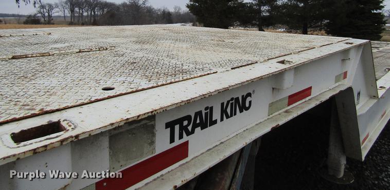 image for item DF3758 1986 Trail King 1840-2050 drop deck trailer