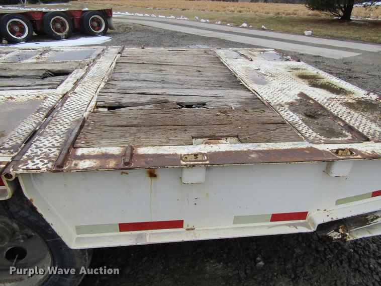 image for item DF3758 1986 Trail King 1840-2050 drop deck trailer