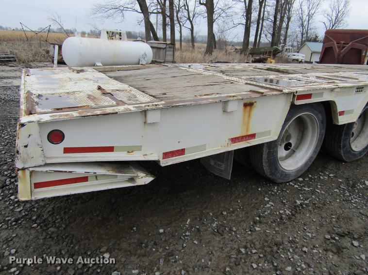 image for item DF3758 1986 Trail King 1840-2050 drop deck trailer