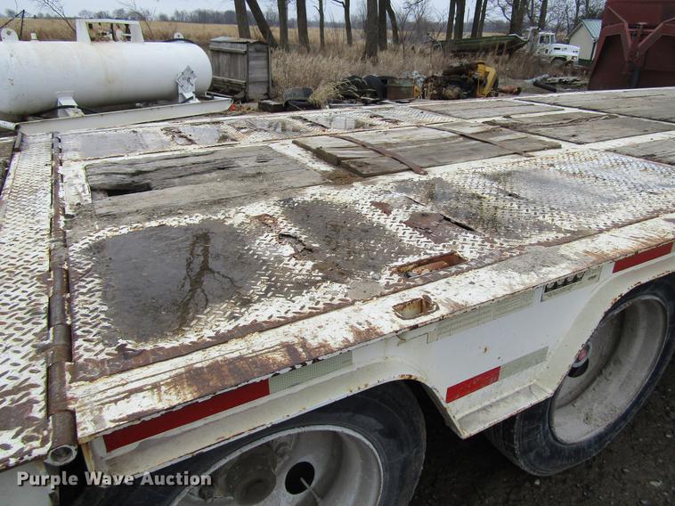 image for item DF3758 1986 Trail King 1840-2050 drop deck trailer