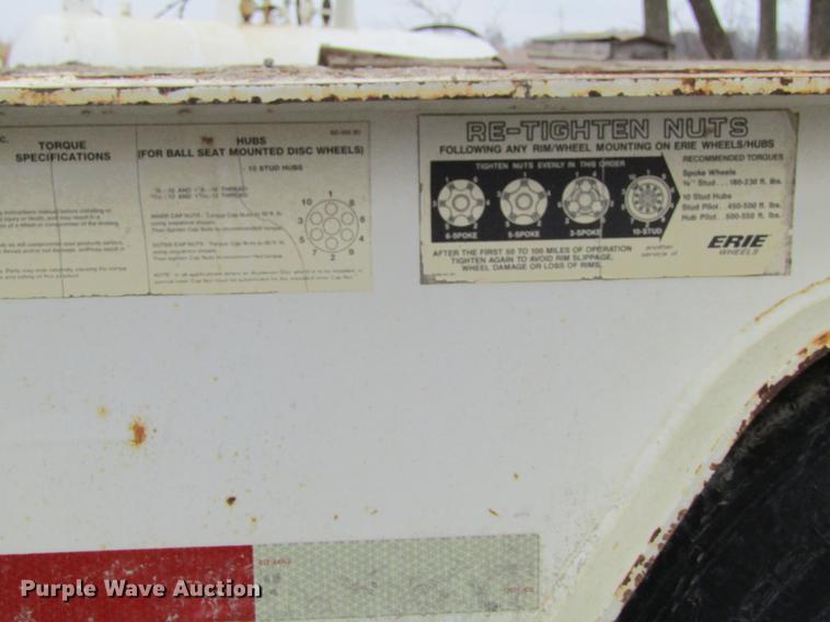 image for item DF3758 1986 Trail King 1840-2050 drop deck trailer