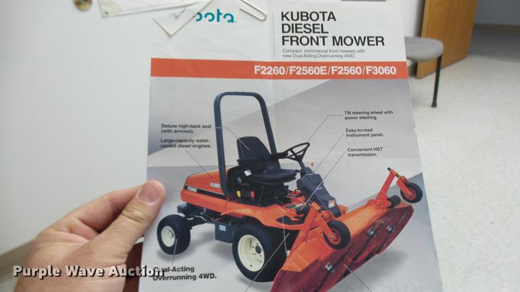 image for item DP9552 Kubota F2560E lawn mower
