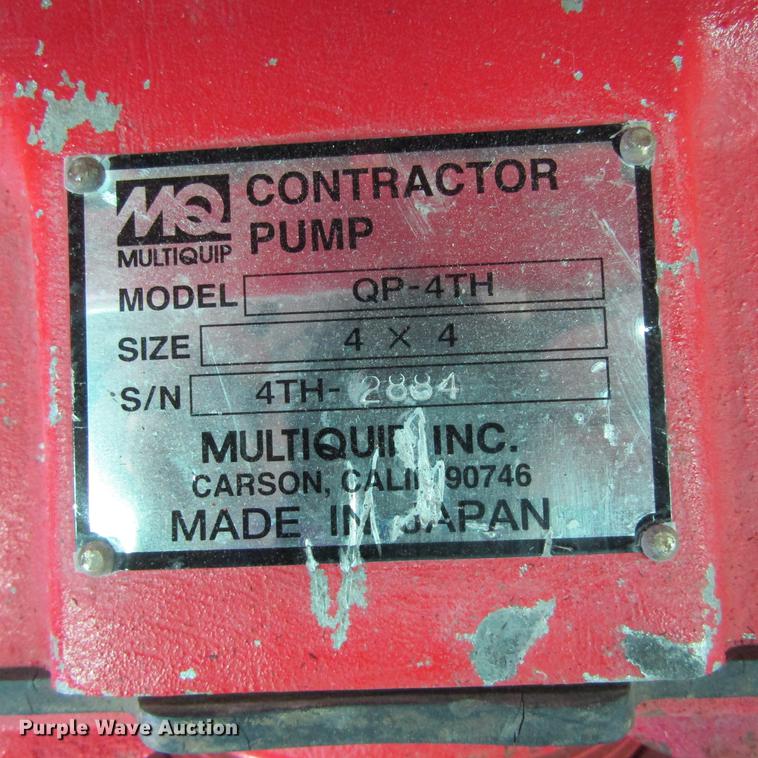 image for item EB9522 Multi Quip QP-4TH trash pump