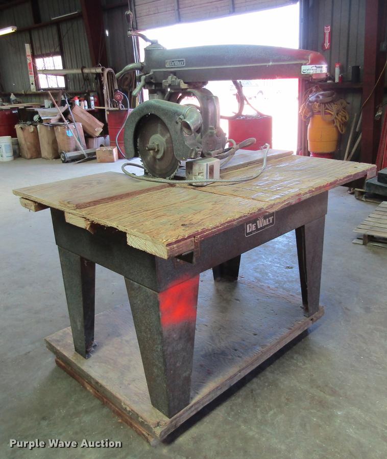 image for item EB9529 DeWalt GA radial arm saw