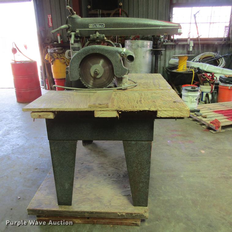 image for item EB9529 DeWalt GA radial arm saw