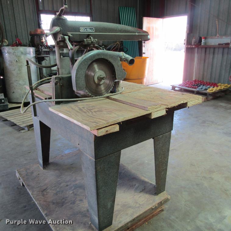 image for item EB9529 DeWalt GA radial arm saw