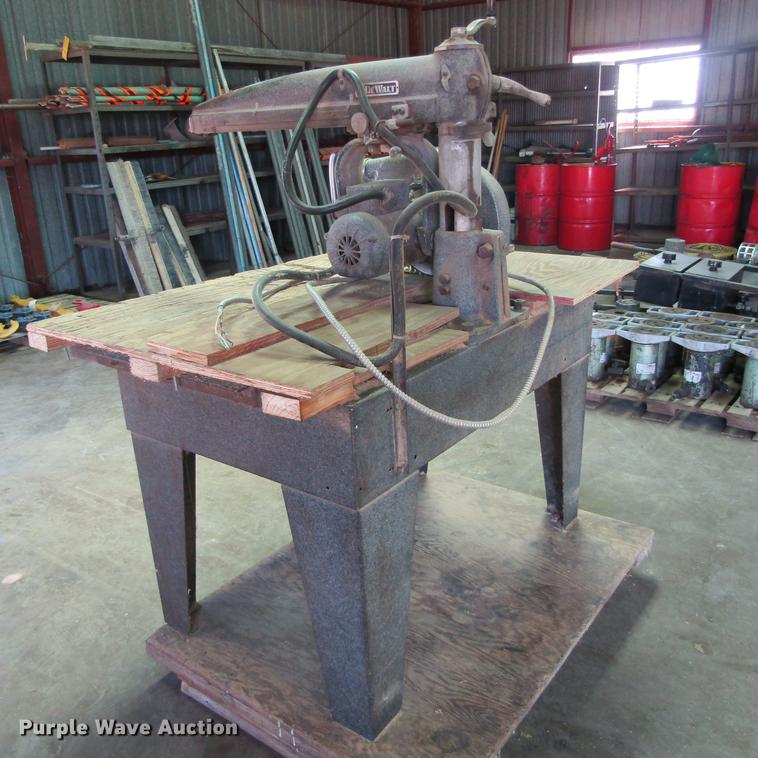 image for item EB9529 DeWalt GA radial arm saw