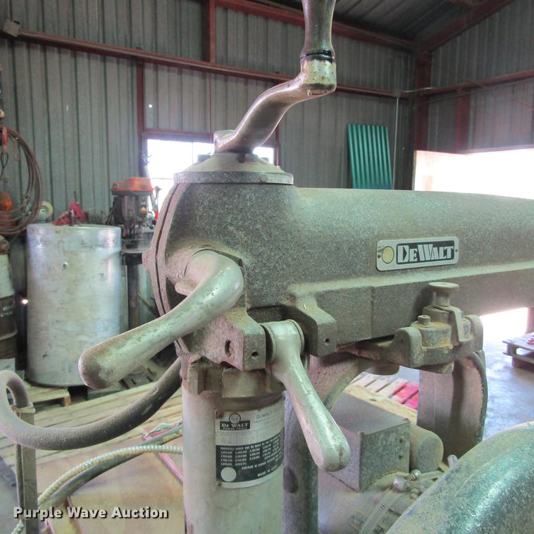 image for item EB9529 DeWalt GA radial arm saw