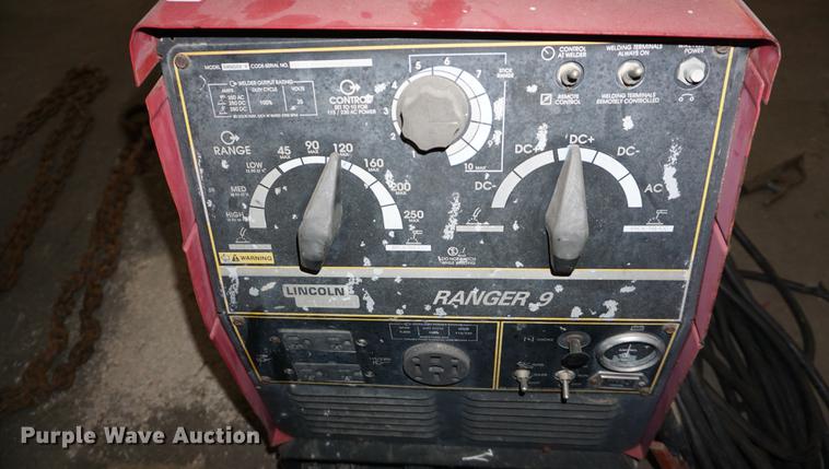 image for item EJ9285 Lincoln Ranger 9 welder