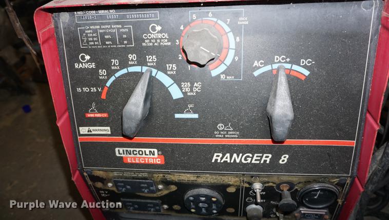 image for item EJ9286 Lincoln Ranger 8 welder
