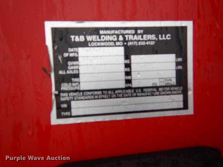 image for item EJ9881 2014 Rhino equipment trailer