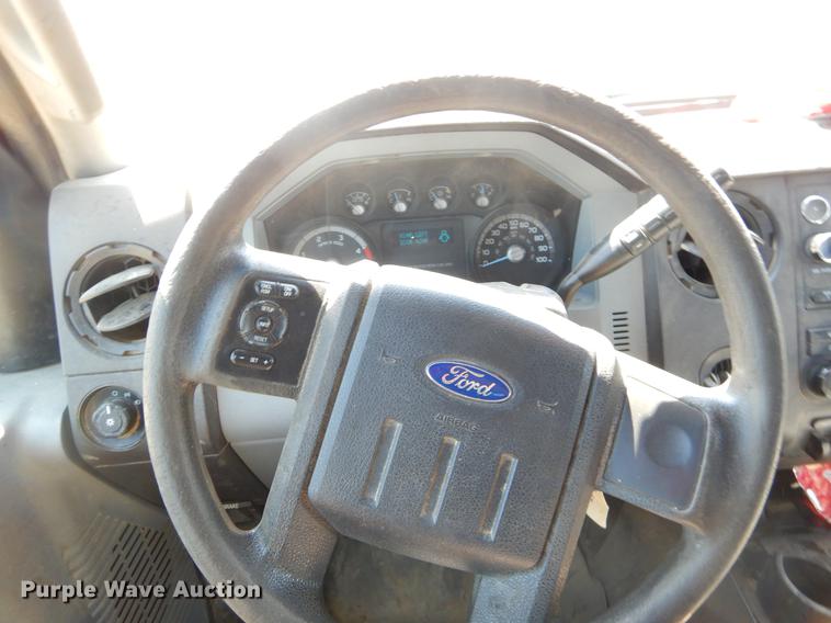 image for item EJ9910 2011 Ford F350 Super Duty SuperCab flatbed pickup truck