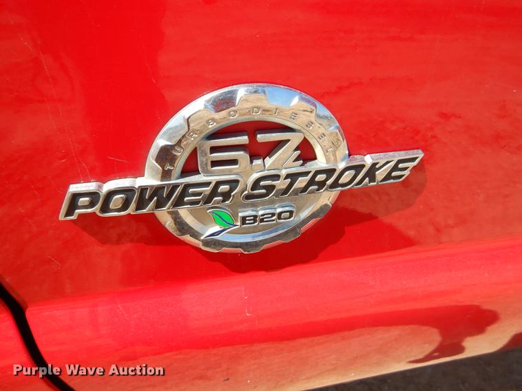 image for item EJ9910 2011 Ford F350 Super Duty SuperCab flatbed pickup truck