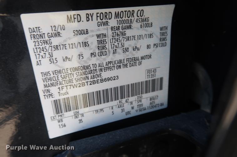 image for item EL9291 2011 Ford F250 Super Duty Crew Cab pickup truck