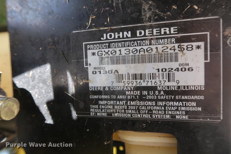 image for item EL9295 John Deere LA130 lawn mower