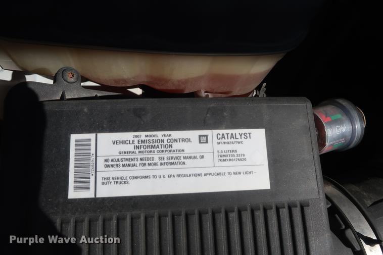 image for item EL9297 2007 Chevrolet Silverado 1500 Ext. Cab pickup truck