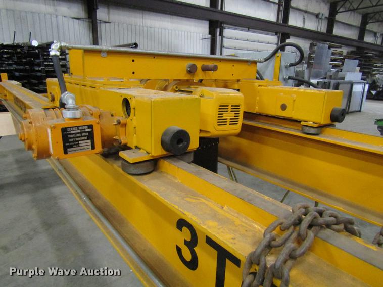Harrington overhead bridge crane in Dubuque, IA Item EU9503 sold