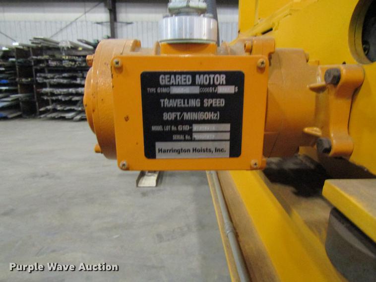 image for item EU9503 Harrington overhead bridge crane
