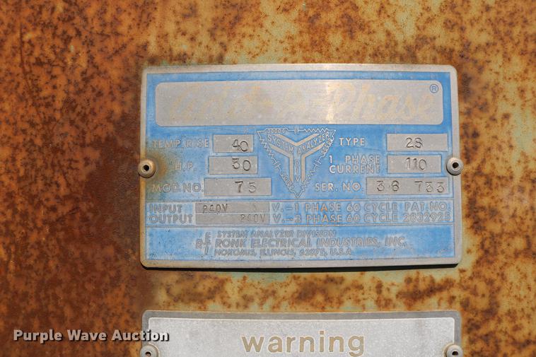 image for item EW9113 (7) electrical Add-A-Phase boxes