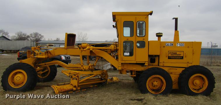 image for item DA3580 1973 Galion T500A rigid frame motor grader