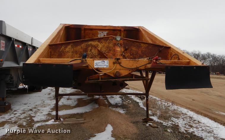 image for item DC0401 1969 Timpte BD2T double hopper bottom dump trailer